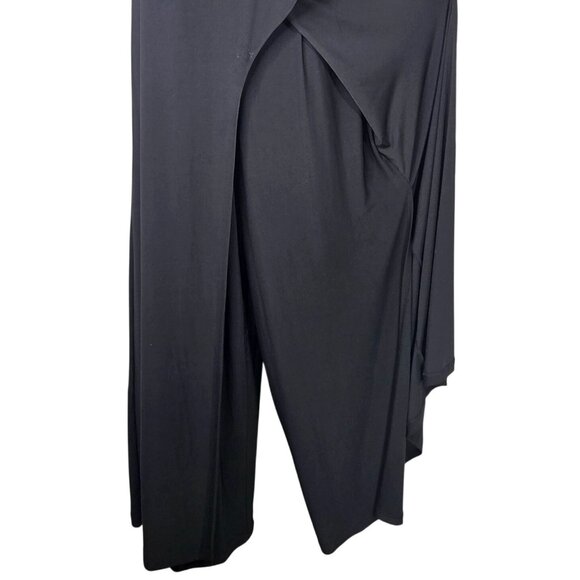 R&M Richards Asymmetrical Caplet Womens Jumpsuit with Rhinestone Strap Size 14 - Picture 5 of 8